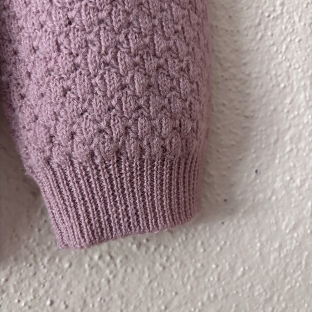 Marc Jacobs Dusty Rose Cropped Wool  Cardigan Embellished Small - Picture 6 of 13